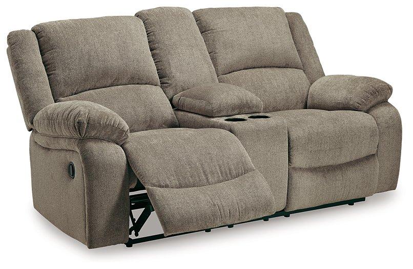 Draycoll Reclining Loveseat with Console