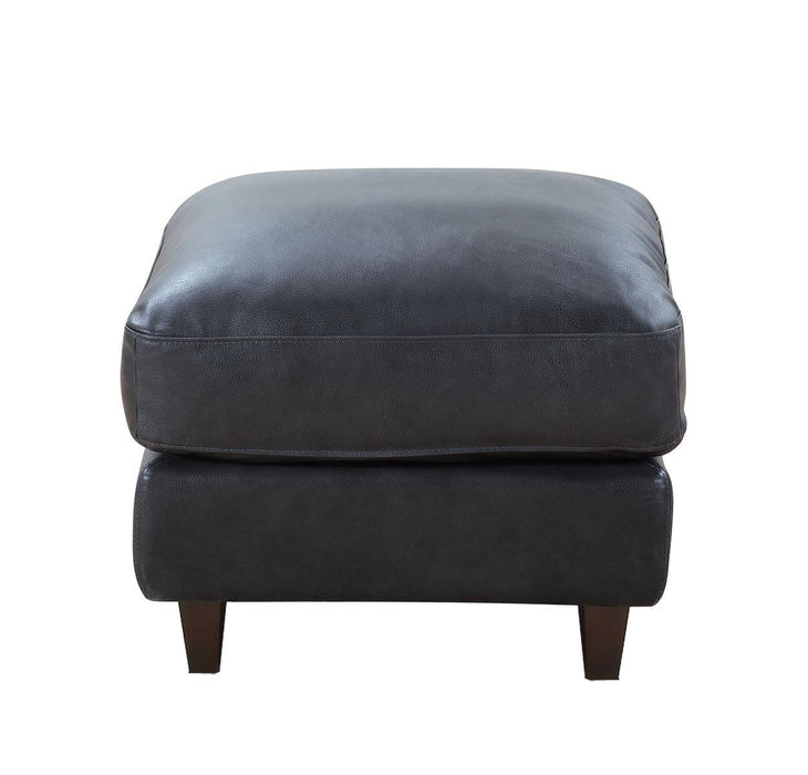 Leather Italia Georgetown-Chino Ottoman in Grey image