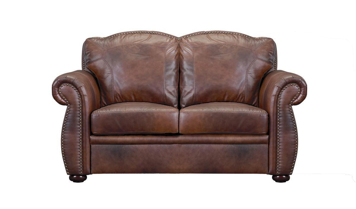 Leather Italia USA Cambria Arizona Loveseat in Marco image