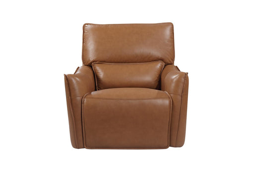 Leather Italia USA Portland Shae Glider Recliner in Desert image