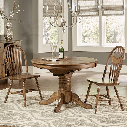 Carolina Crossing Pedestal Table image