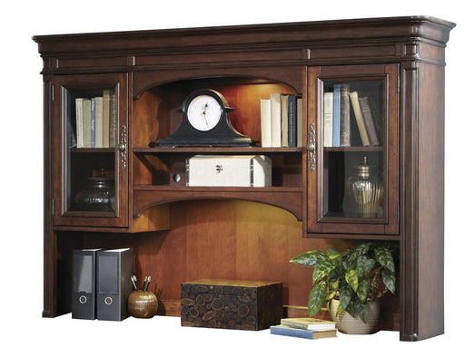 Liberty Brayton Manor Jr Executive Credenza Hutch in Cognac image