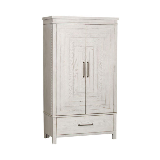 Liberty Modern Farmhouse Armoire in White image