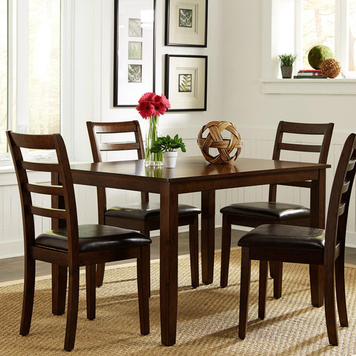 Hampton 5 Piece Rectangular Leg Table Set image