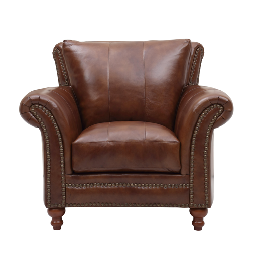 2239 BUTLER CHAIR 6618 BROWN (100% TOP GRAIN LEATHER) image